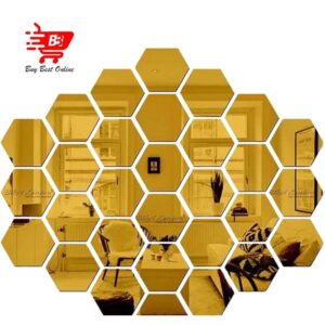 Acrylic Hexa Golden